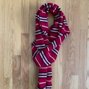 Burberry lambs wool scarf made in England